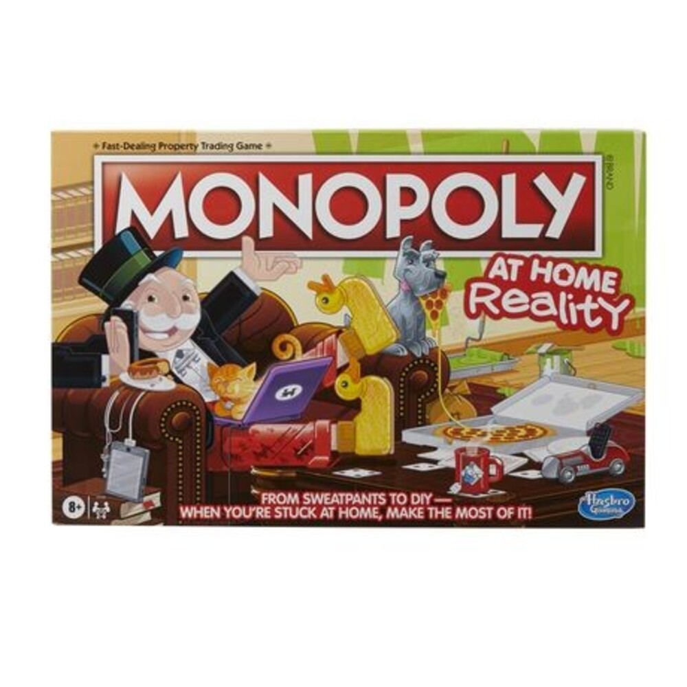 Monopoly Game: at Home Reality Edition Family Board Game